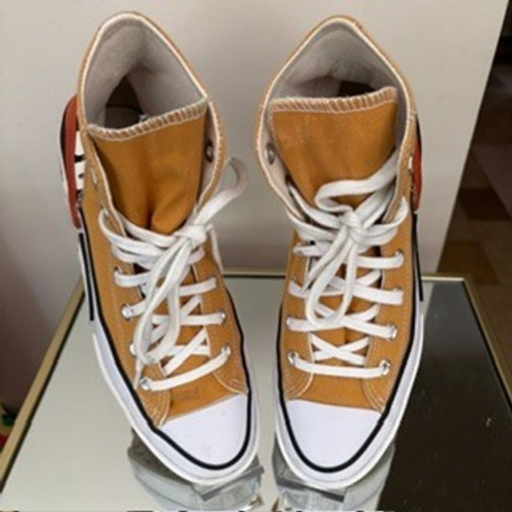 Converse CPX70 High Sunblocked Zinc Yellow Colorblock 567721C Size W 7.5 - Picture 2 of 16